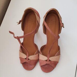 SEZANE Salomés High Suzanne Nude/Blush pink Heels